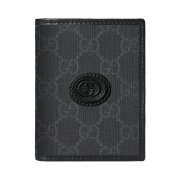 Gucci Mini Wallet with Interlocking G Black Supreme