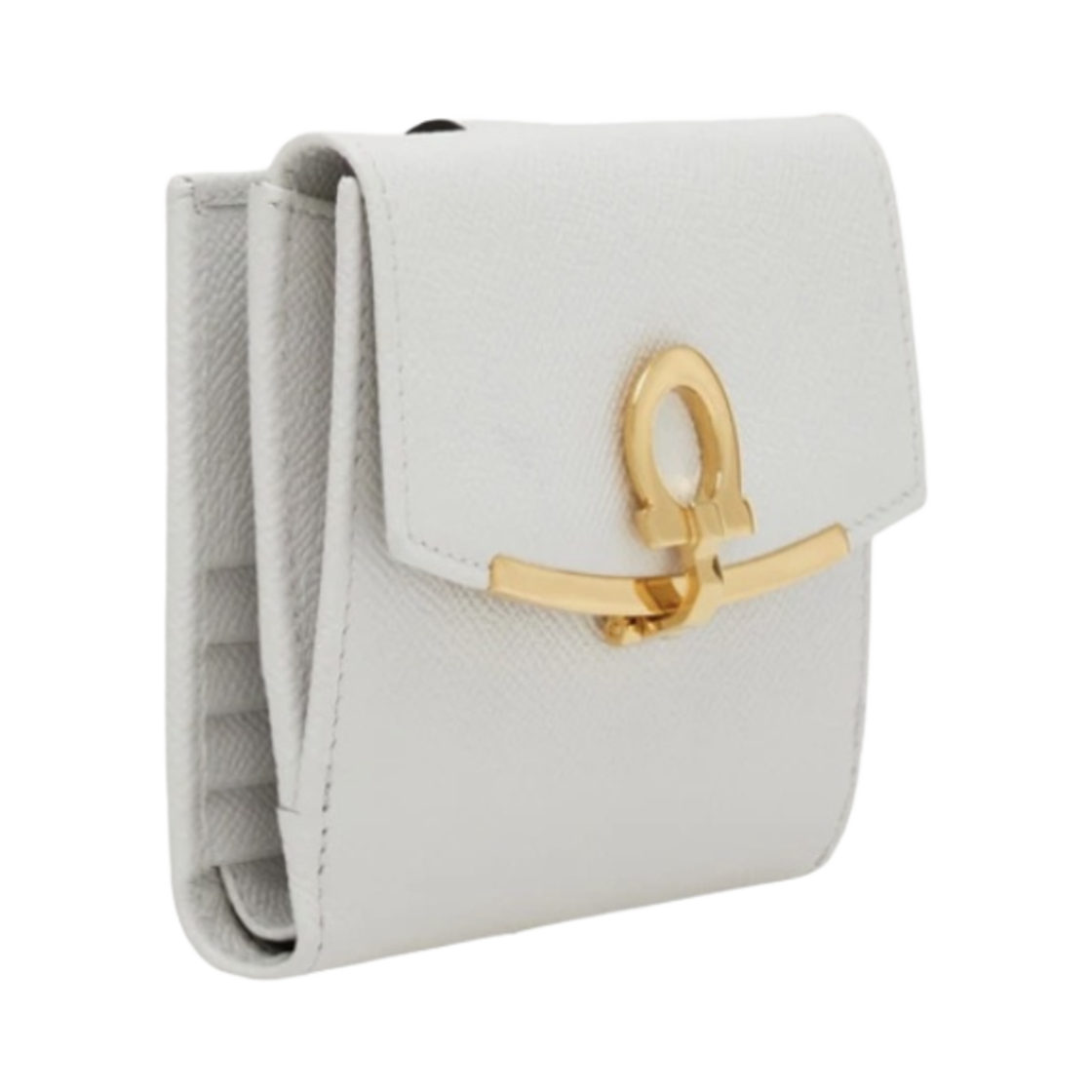 페라가모 간치니 프렌치 지갑 화이트(Ferragamo Gancini French Wallet White) - 2