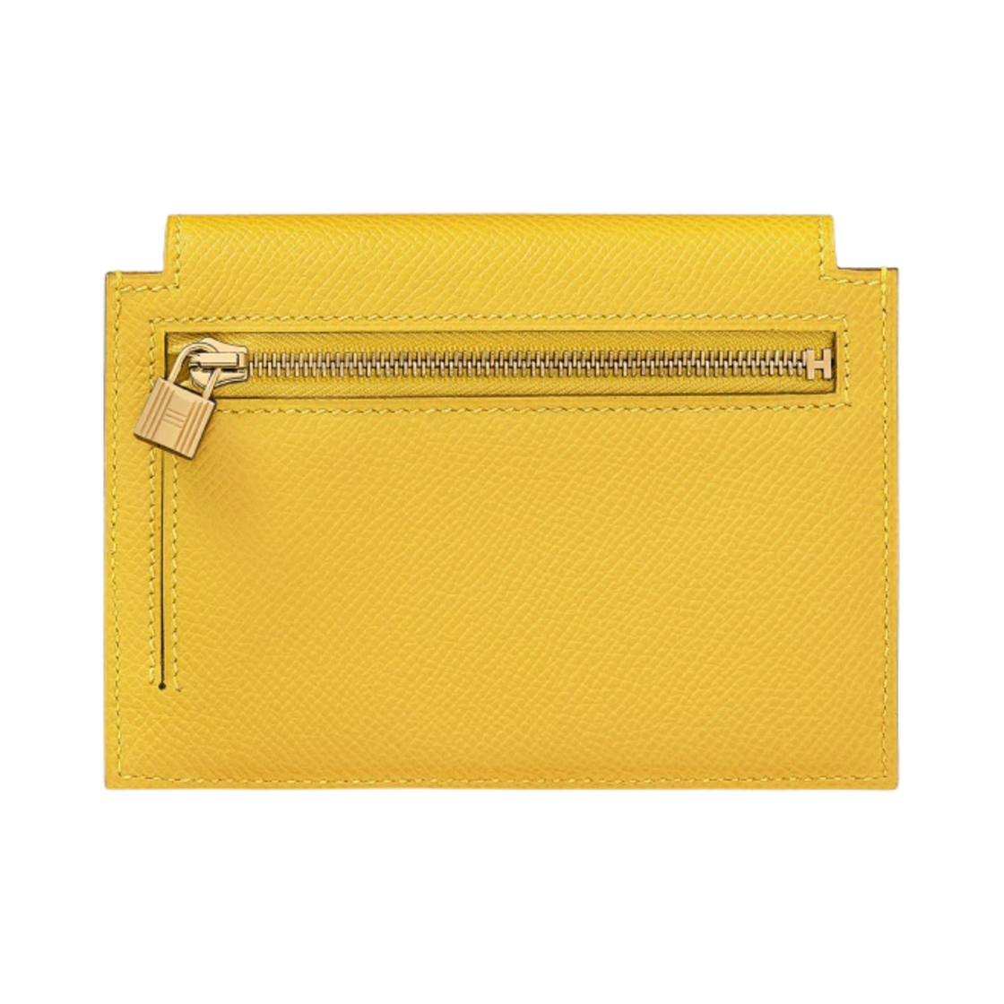 에르메스 켈리 포켓 컴팩트 지갑 앱송 & 골드 하드웨어 죤 드 나폴리(Hermes Kelly Pocket Compact Wallet Epsom & Gold Jaune de Naples) - 3