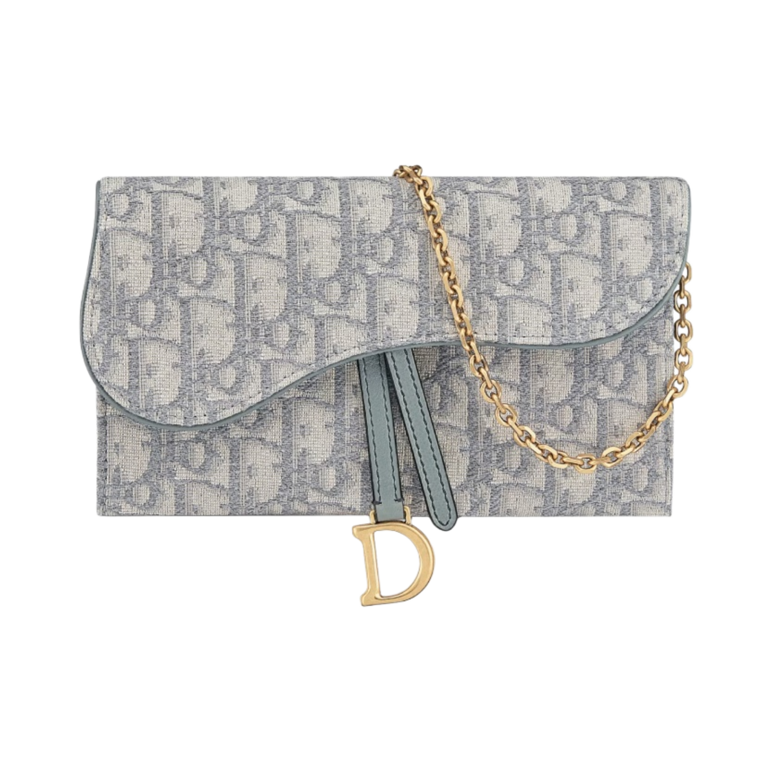 디올 새들 장지갑 그레이 디올 오블리크 자카드(Dior Saddle Wallet Grey Dior Oblique Jacquard) - 1