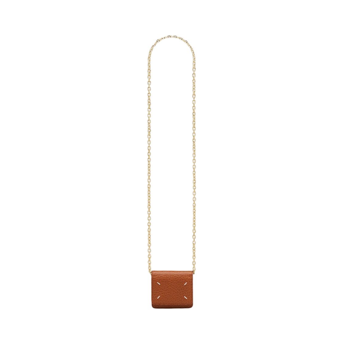 메종 마르지엘라 스몰 레더 체인 지갑 브라운(Maison Margiela Small Leather Chain Wallet Brown) - 4