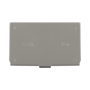 Matin Kim Signature Metal Card Holder Silver