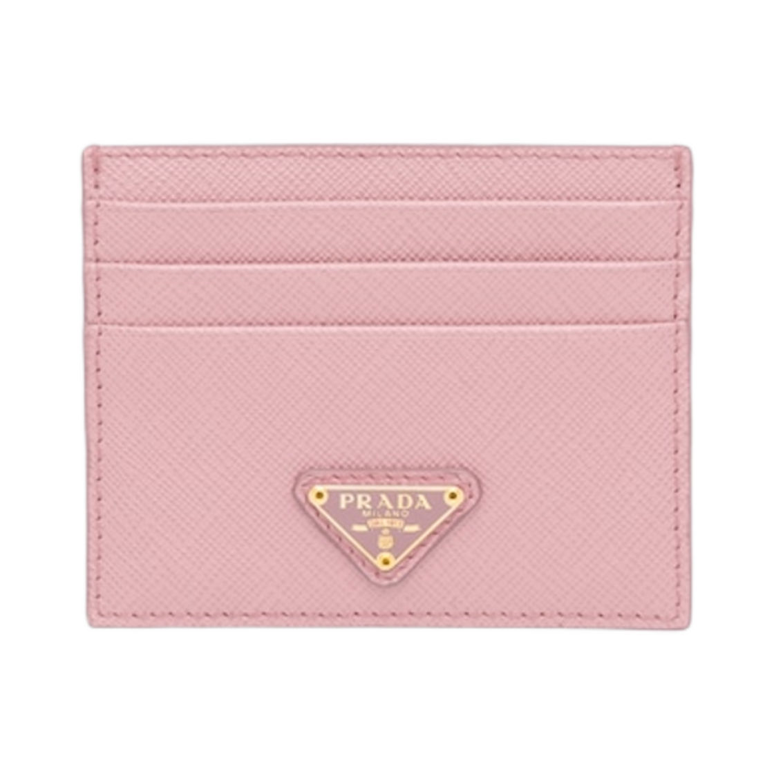 프라다 사피아노 레더 카드 홀더 피치(Prada Saffiano Leather Card Holder Peach) - 1