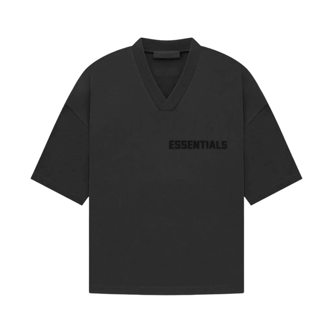 에센셜 더 블랙 컬렉션 브이넥 블랙 - 23SS(Essentials The Black Collection V-Neck Black - 23SS)