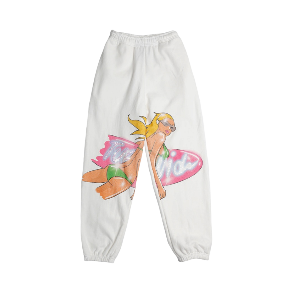 트위드 서프 플리스 셋 업 트라우저 화이트(Tuewid Surf Fleece Set Up Trouser White)