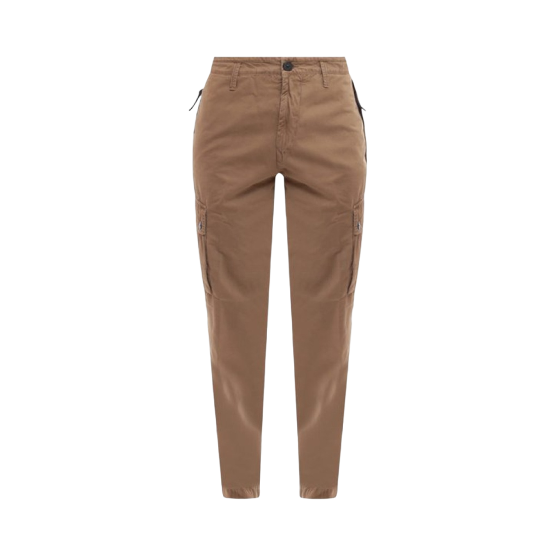 스톤 아일랜드 303WA 브러쉬드 코튼 캔버스 가먼트 다이드 카고 팬츠 바크 - 23SS(Stone Island 303WA Brushed Cotton Canvas Garment Dyed Cargo Pants Bark - 23SS) - 1