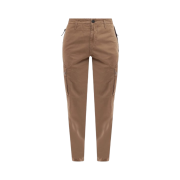 Stone Island 303WA Brushed Cotton Canvas Garment Dyed Cargo Pants Bark - 23SS