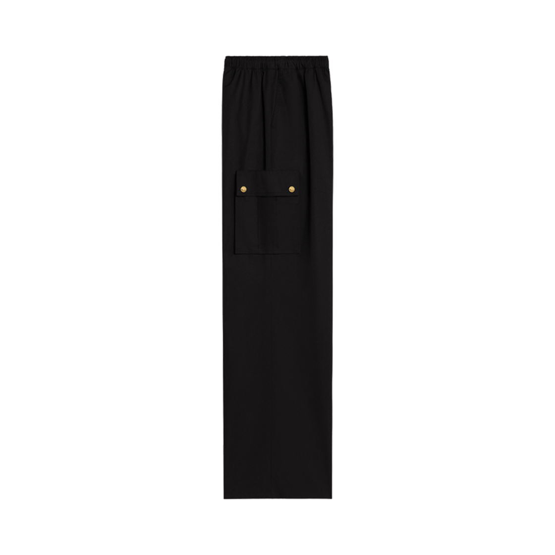 (W) 셀린느 카고 팬츠 코튼 개버딘 블랙((W) Celine Cargo Pants In Cotton Gabardine Black) - 2