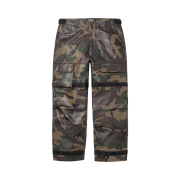 Supreme x Marithe Francois Girbaud Shuttle Tape Leather Cargo Pants Woodland Camo - 25SS