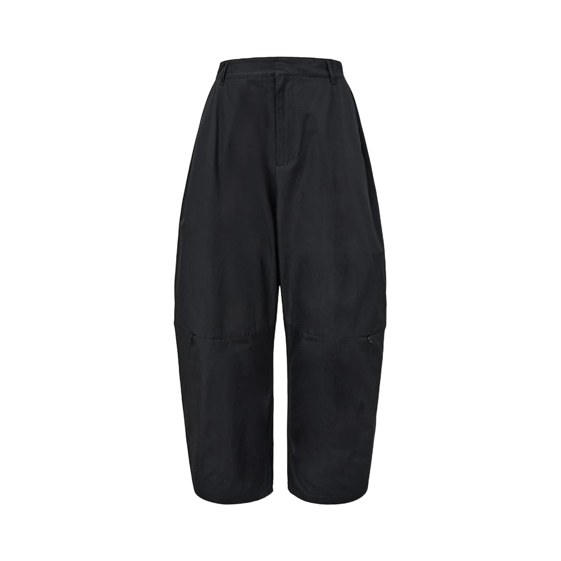 아모멘토 커브드 집 팬츠 블랙 - 25SS(Amomento Curved Zip Pants Black - 25SS)