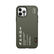 Casetify x IAB Studio iPhone Matte Cloth Tag Case Olive
