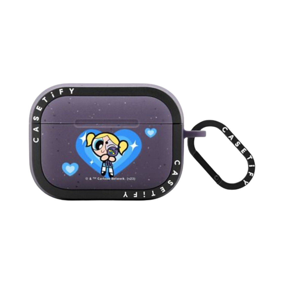 케이스티파이 x 파워퍼프걸 버블 에어팟 프로 울트라 임팩트 케이스 매트 딥 퍼플(Casetify x The Powerpuff Girls Bubbles AirPods Pro Ultra Impact Case Matte Deep Purple) - 1