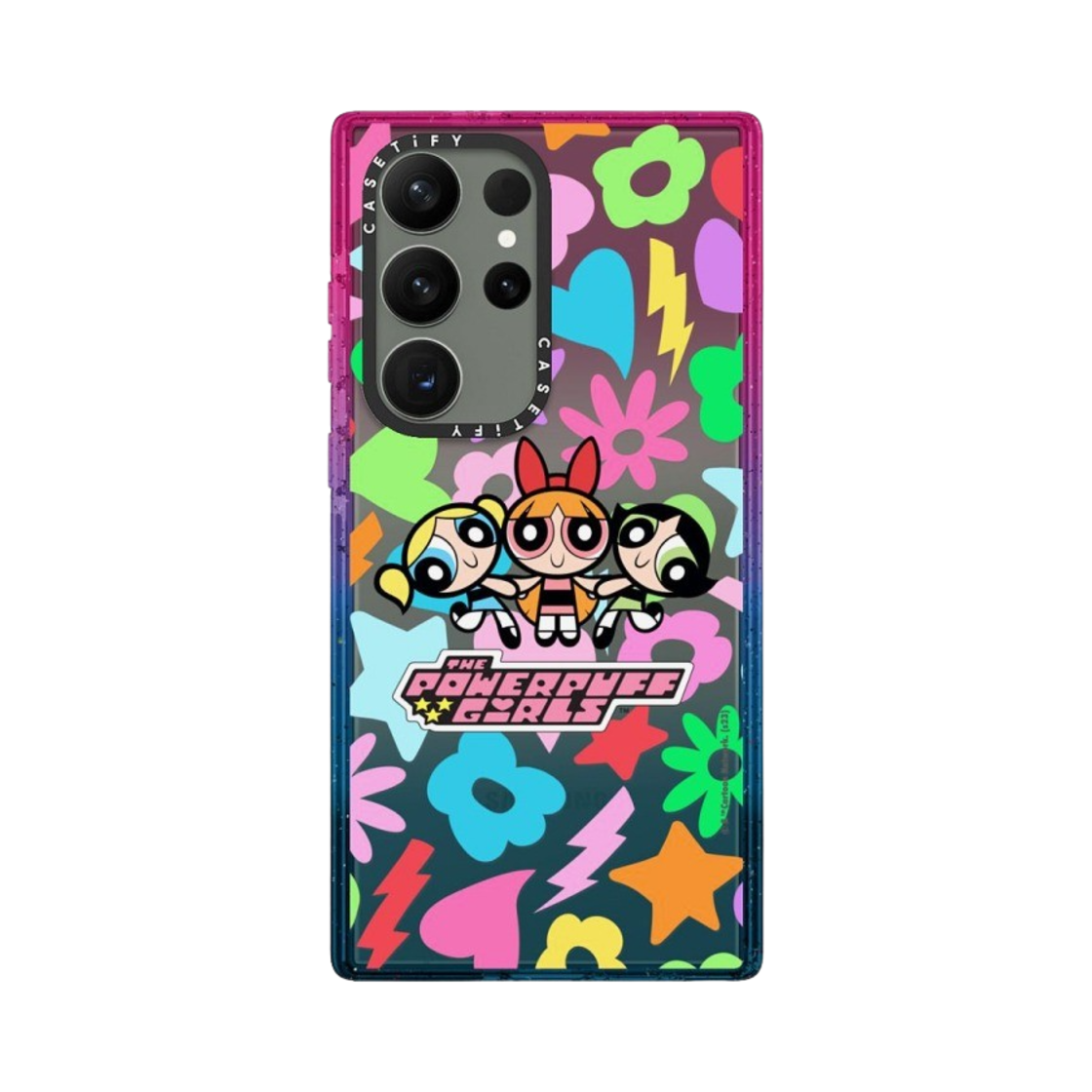 케이스티파이 x 파워퍼프걸 갤럭시 아이콘 임팩트 케이스 반투명 코튼 캔디(Casetify x The Powerpuff Girls Galaxy Icons Impact Case Sheer Cotton Candy) - 4