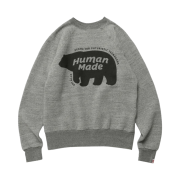 Human Made Raglan Crew Neck Sweatshirt Gray