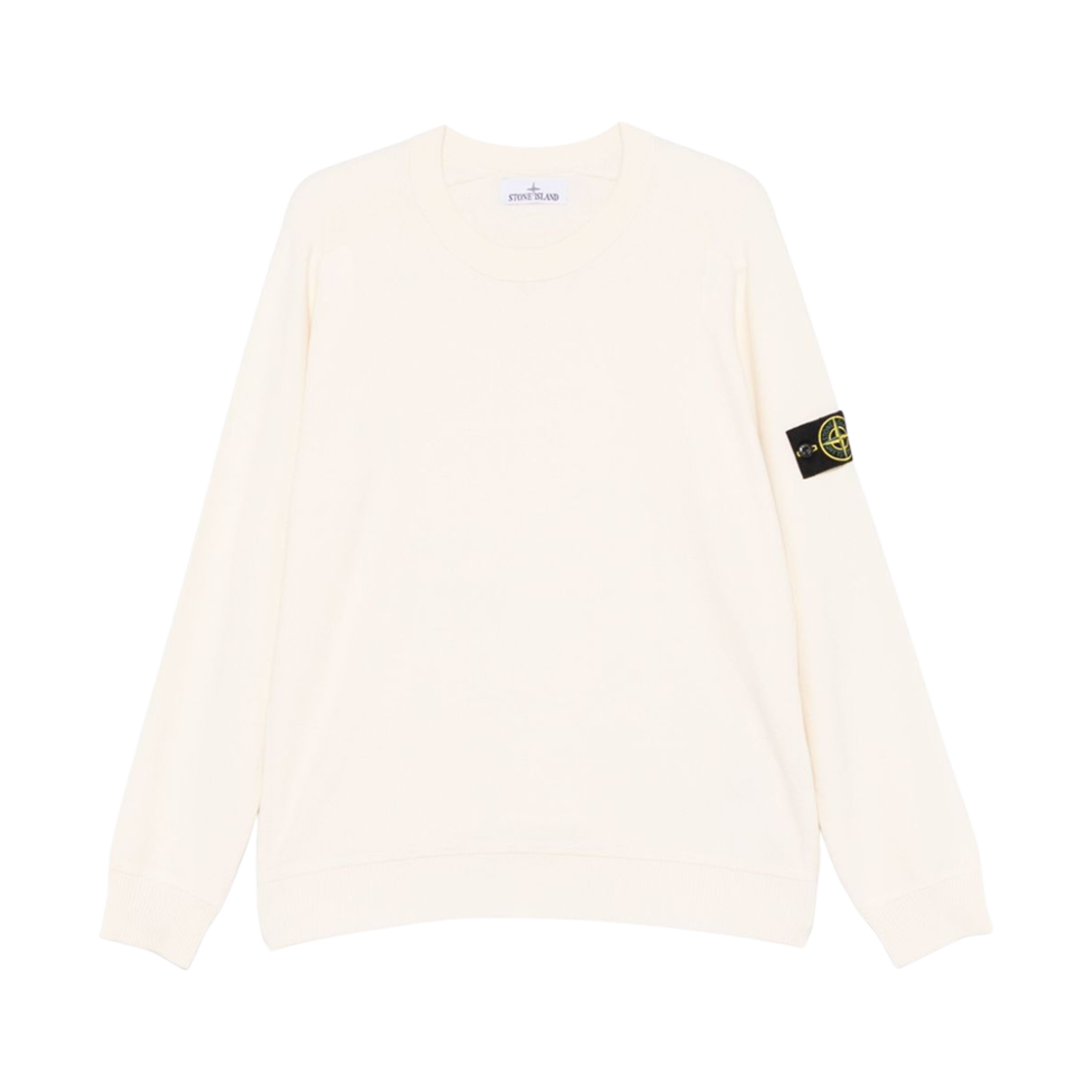 K1S1551000-36S00B5-V0093 Stone Island 5100036 Soft Organic Cotton Micro Stitch Sweatshirt Ivory - 25SS