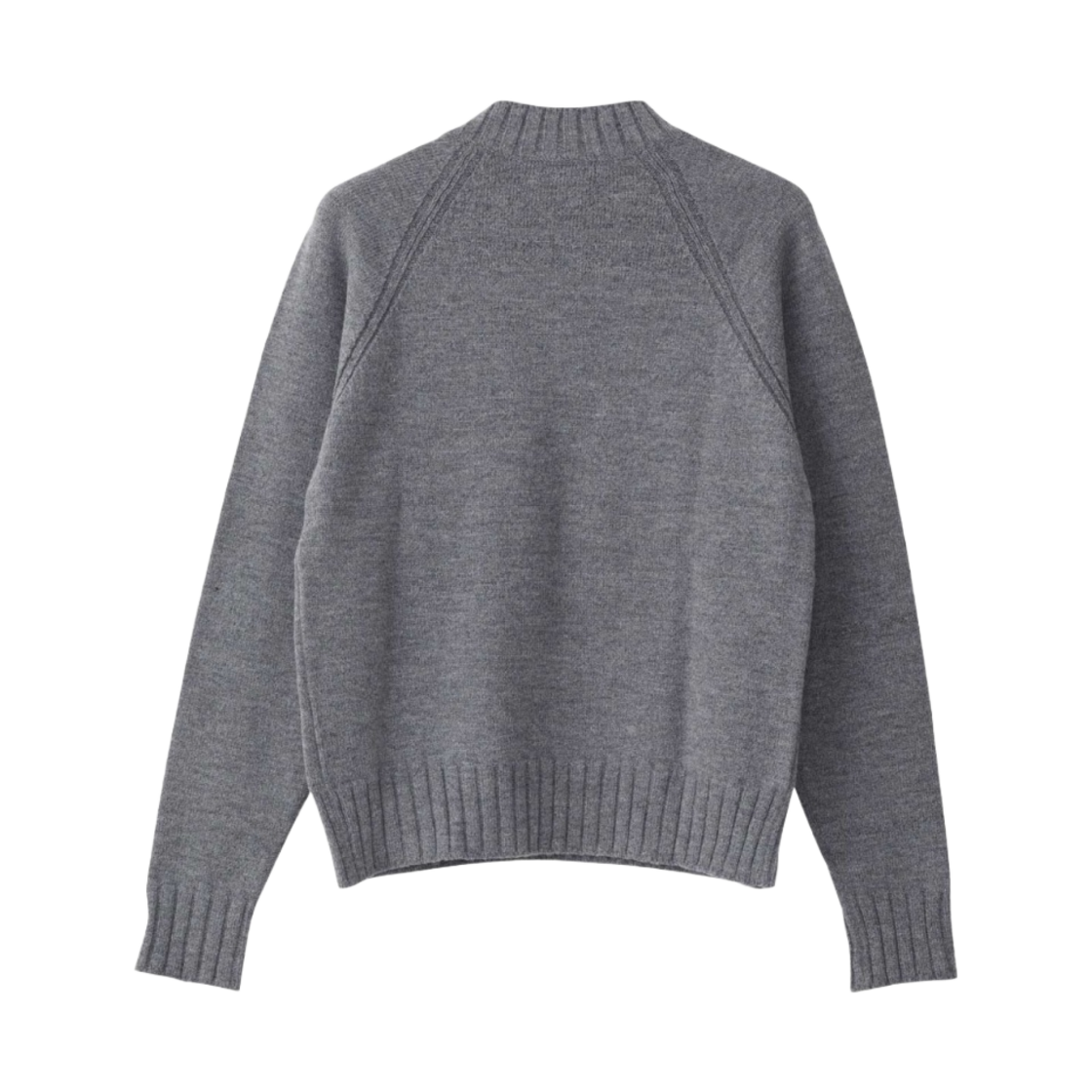 (W) 히스테릭 글래머 블랙 캣 자카드 스웨터 탑 그레이((W) Hysteric Glamour Black Cat Jacquard Sweater Top Gray) - 2