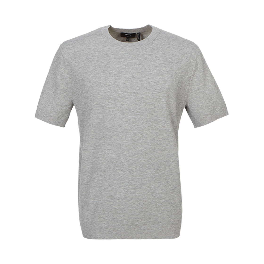 P0186709QD0 Theory Soris Short Sleeve Knitwear Gray