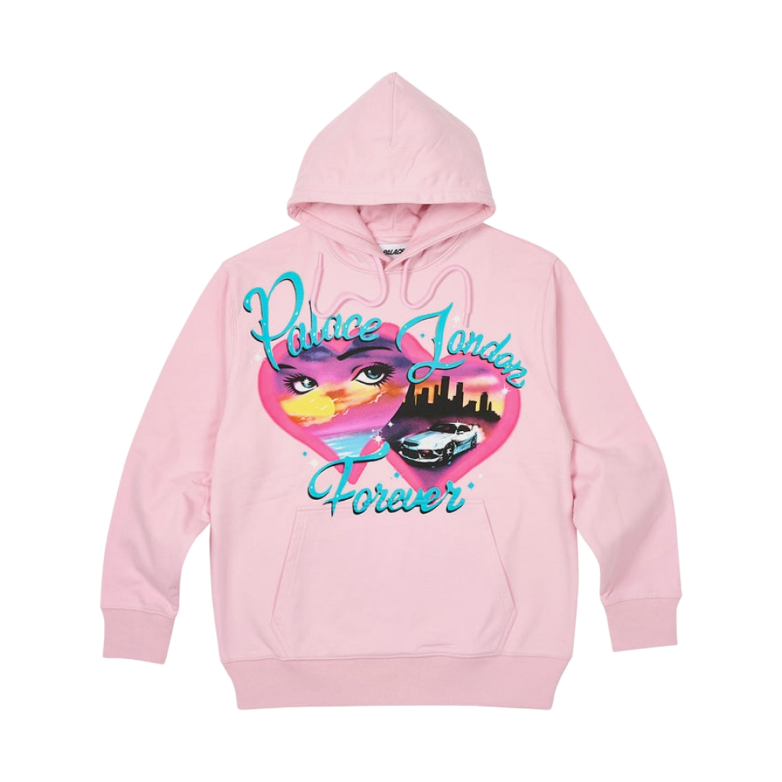 팔라스 포에버 후드 핑크 - 23SS(Palace Forever Hood Pink - 23SS) - 1