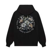 DVAN x KPFA Lily Harmony Bloom Hoodie Black