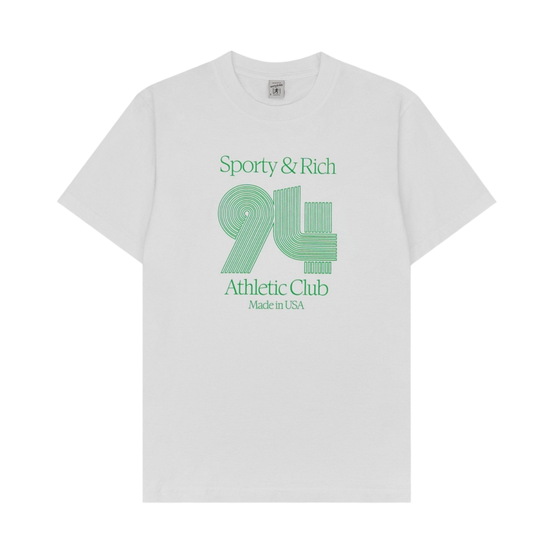 스포티 앤 리치 94 애슬레틱 클럽 티셔츠 화이트 베르데(Sporty & Rich 94 Athletic Club T-Shirt White Verde) - 1