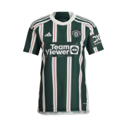 Adidas Manchester United 2023/24 Away Jersey Green Night Core White - US Sizing (Non Marking Ver.)