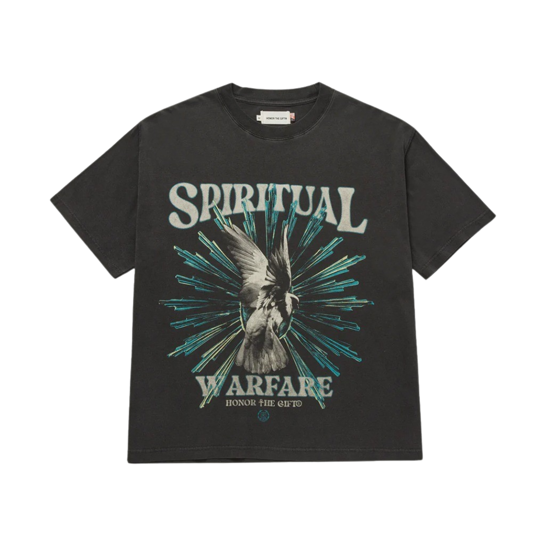 KM4BTSSHG16BK Honor the Gift Spiritual Conflict SS Tee Black