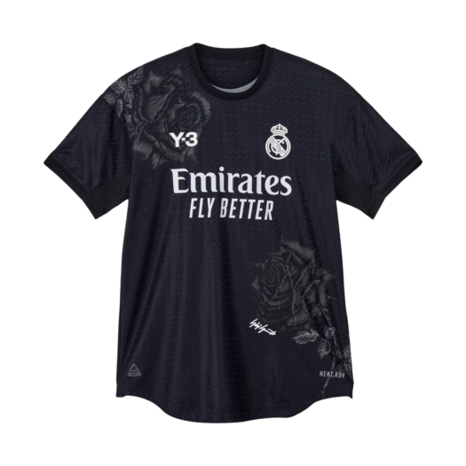 IN4275 Y-3 x Real Madrid 2023/24 4th Authentic Jersey Black (Non Marking Ver.) - US Sizing