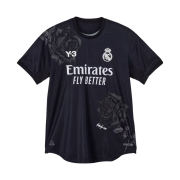 Y-3 x Real Madrid 2023/24 4th Authentic Jersey Black (Non Marking Ver.) - US Sizing