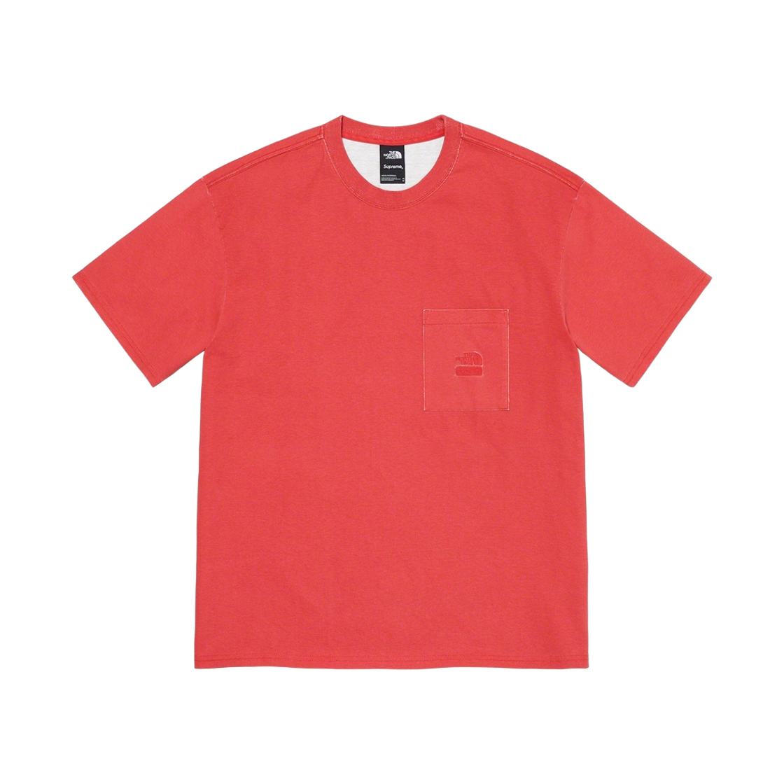 슈프림 x 노스페이스 피그먼트 프린티드 포켓 티셔츠 레드 - 21SS(Supreme x The North Face Pigment Printed Pocket T-Shirt Red - 21SS) - 1