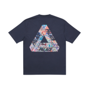Palace Tri-Sticker Pack T-Shirt Navy - 21FW