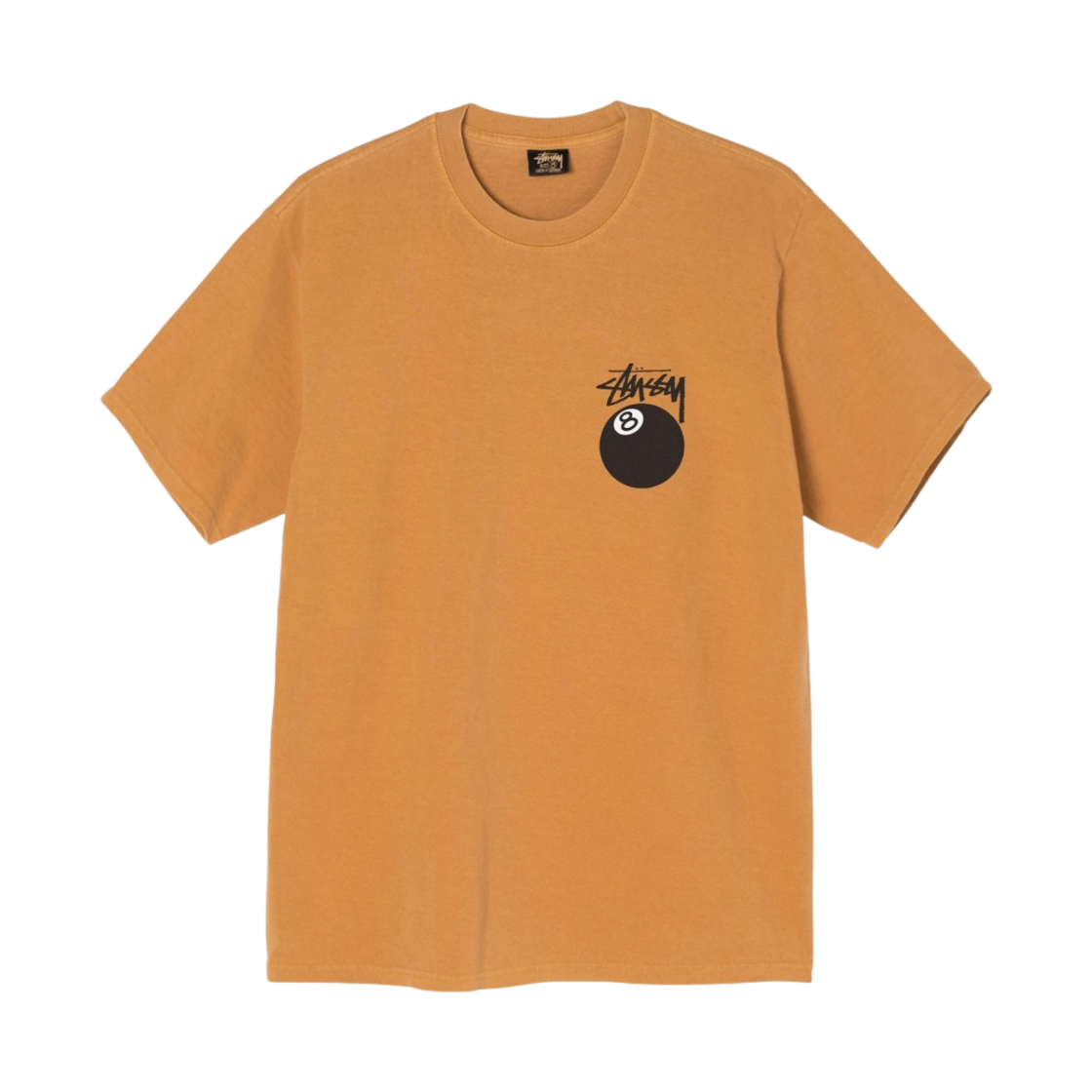 스투시 8볼 피그먼트 다이드 티셔츠 카퍼 - 21FW(Stussy 8 Ball Pigment Dyed T-Shirt Copper - 21FW) - 2