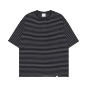 NOMANUAL NM Border T-Shirt Black