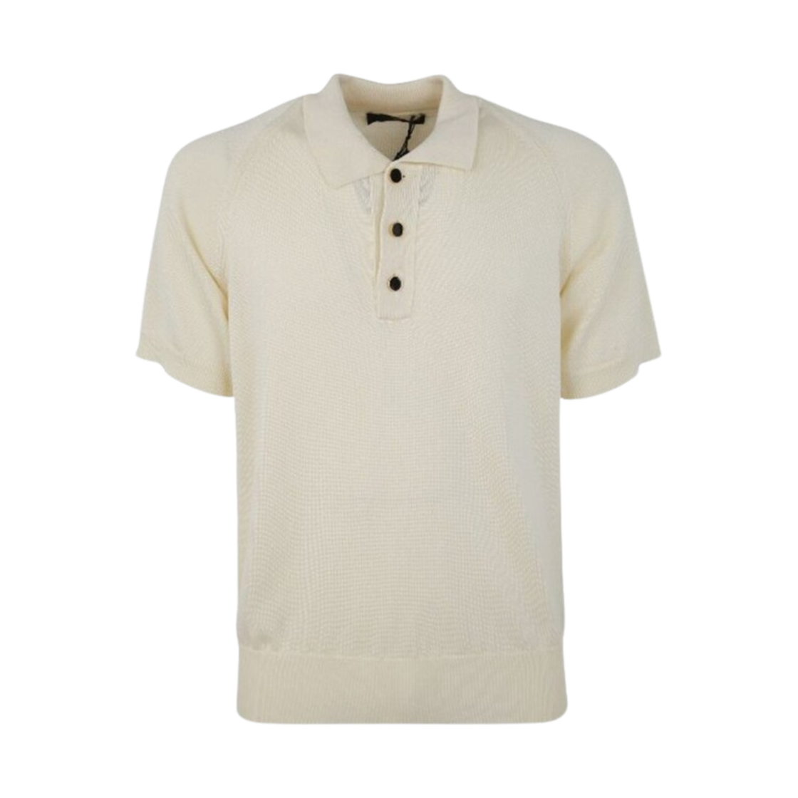 라르디니 코튼 블렌드 폴로 셔츠 화이트(Lardini Cotton Blend Polo Shirt White)