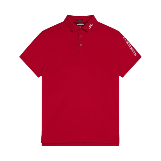 J.Lindeberg Tour Tech Regular Fit Polo Chili Pepper