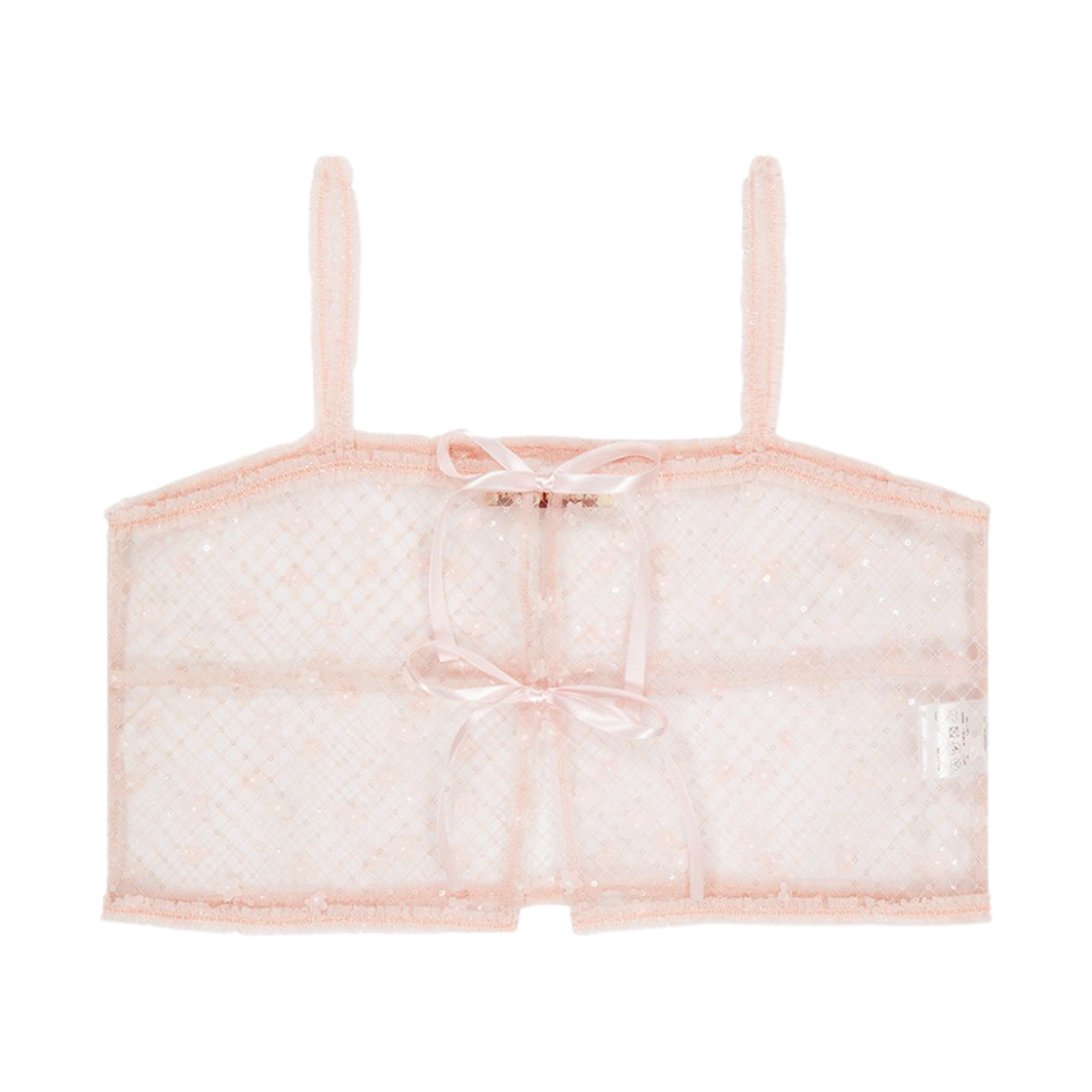 MF2413VT001MCRFR Margarin Fingers Flower Beads Bustier Light Pink