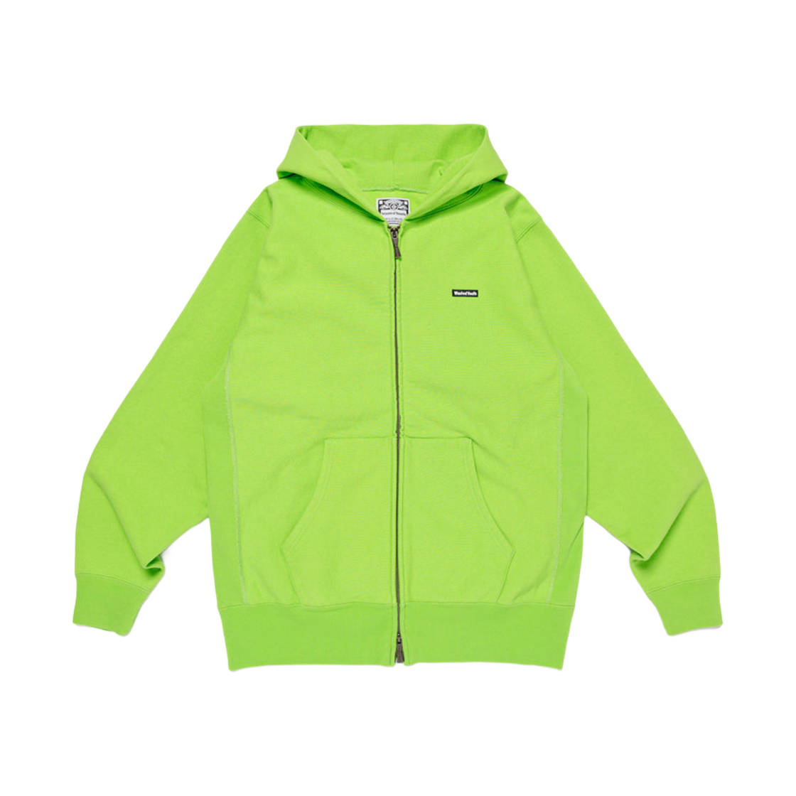 베르디 웨이스티드 유스 헤비 웨이트 집 후드 그린(Verdy Wasted Youth Heavy Weight Zip Hoodie Green)