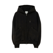 Wooyoungmi Dyeing Hood Zip Up Brown - 25SS