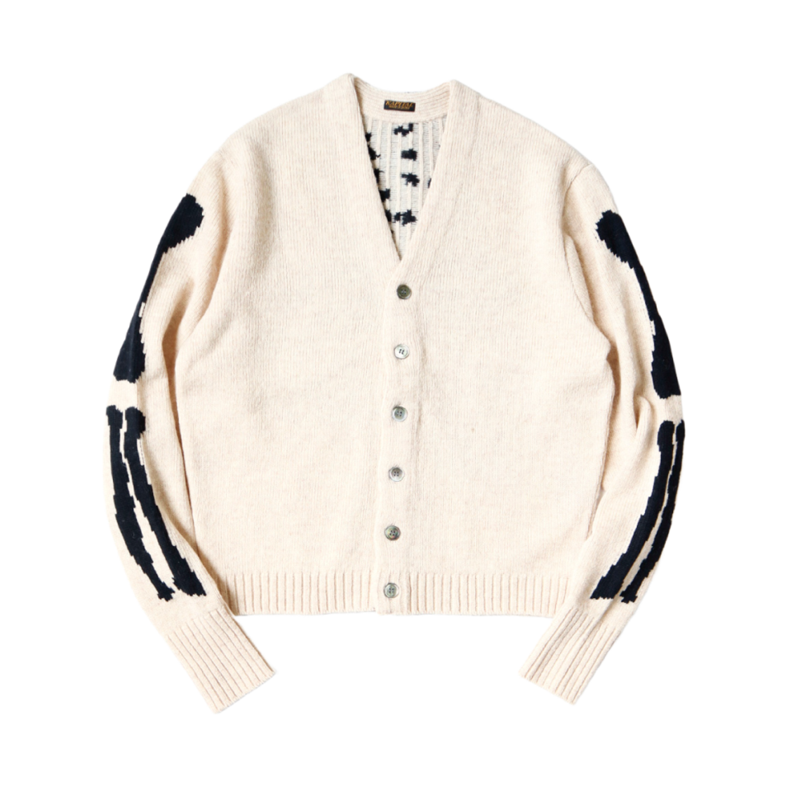 EK-1538/KN Kapital 5G Wool Bone Short Cardigan Kinari