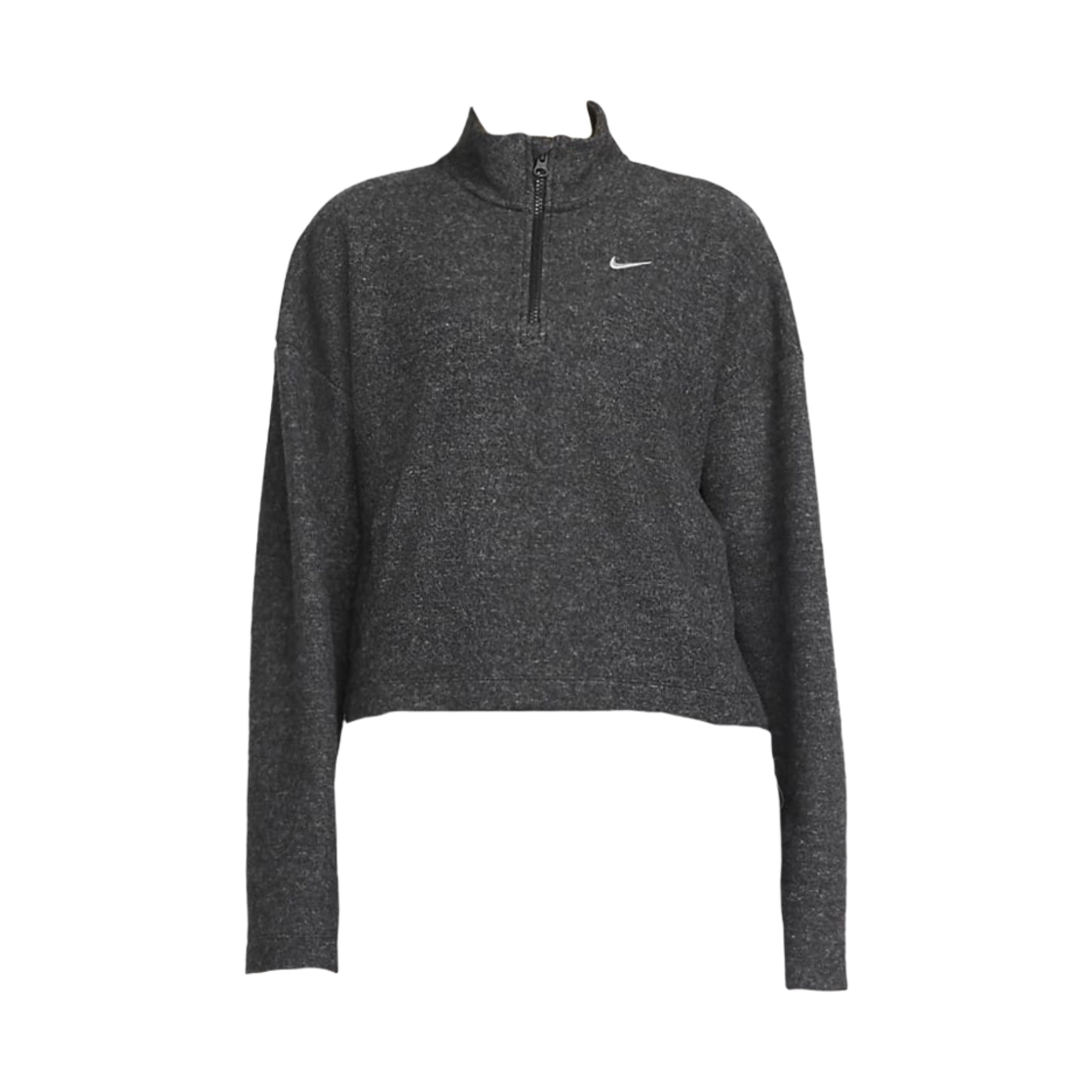 DQ6264-032 (W) Nike Therma-Fit Half Zip Top Black Heather - Asia