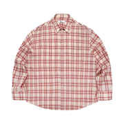 MJD Oversized Check Shirt Pink