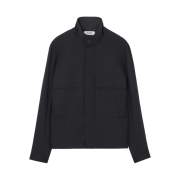 COS Lightweight Utility Overshirt Black