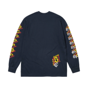 Supreme Strawberries L/S T-Shirt Navy - 24FW