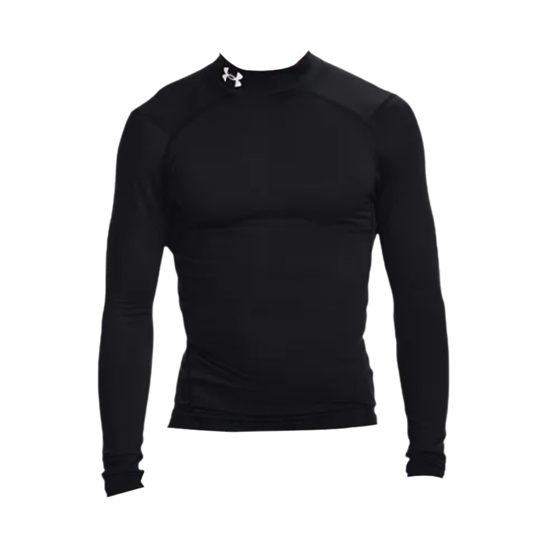 언더아머 콜드기어 컴프레션 모크 블랙 화이트(Under Armour ColdGear Compression Mock Black White)
