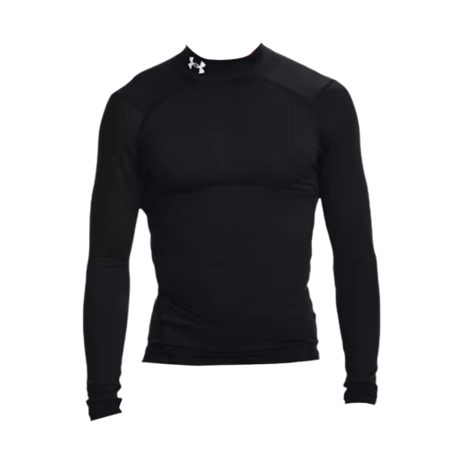 Under Armour ColdGear Compression Mock Black White