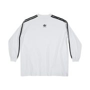 Balenciaga x Adidas Oversized Long Sleeve T-Shirt White