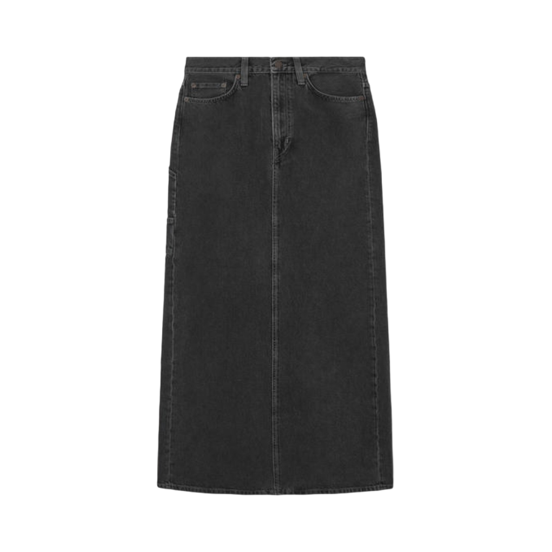 1191349001 COS Denim Maxi Skirt Black