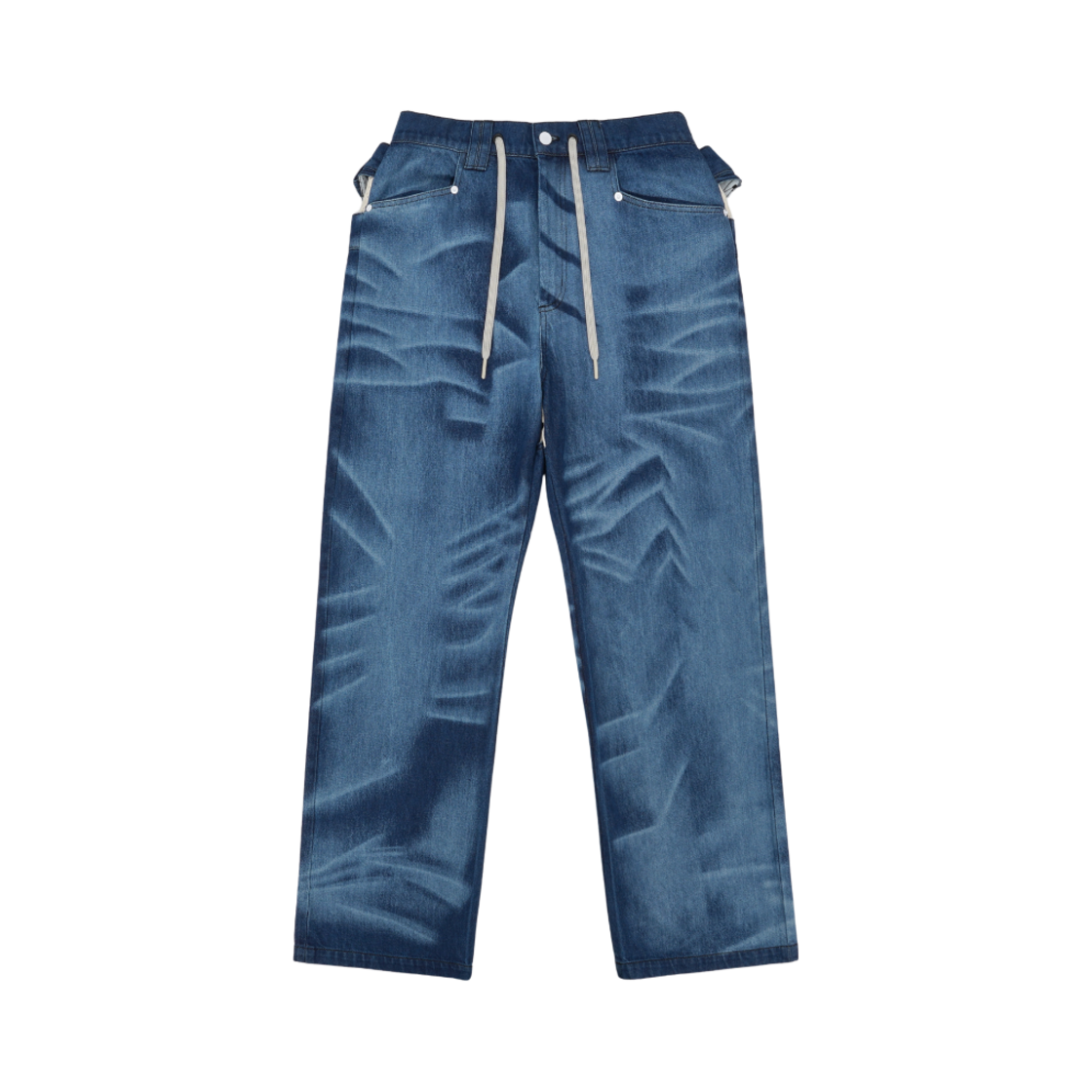 네임세이크 델 크로스오버 로우 라이드 진 예일 블루(Namesake Del Cross Over Low Ride Jeans Yale Blue)