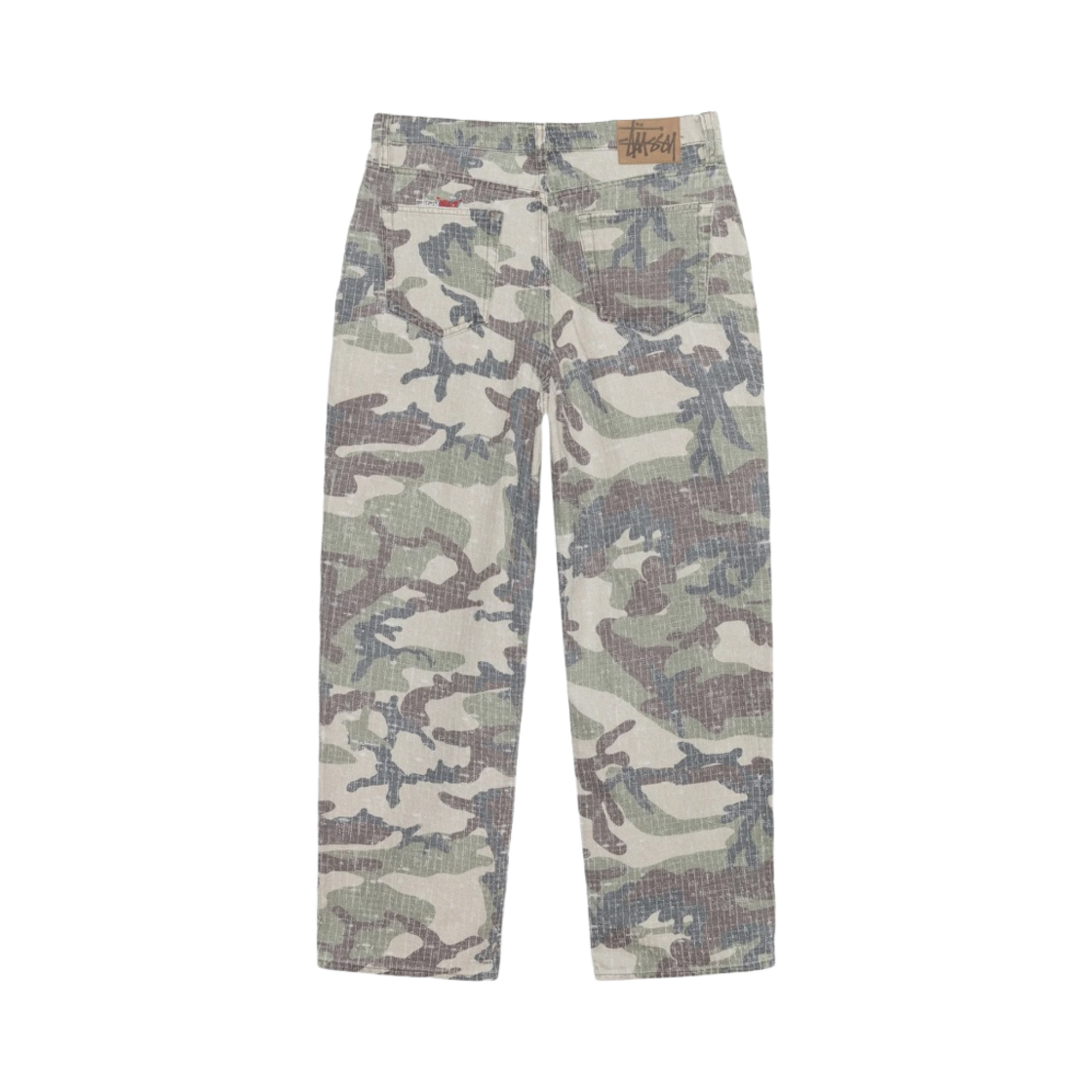 116666 Stussy Camo Canvas Big Ol’ Jean Needlepunch Woodland Camo - #2