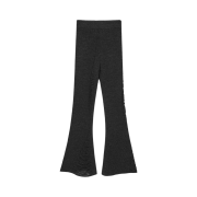 (W) Glowny Sahara Damaged Wool Knit Pants Charcoal