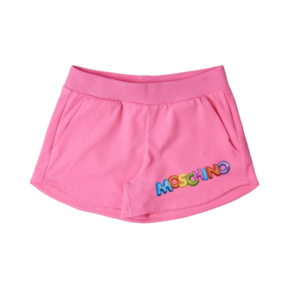 (키즈) 모스키노 인플레이터블 로고 쇼츠 핑크((Kids) Moschino Inflatable Logo Shorts Pink)